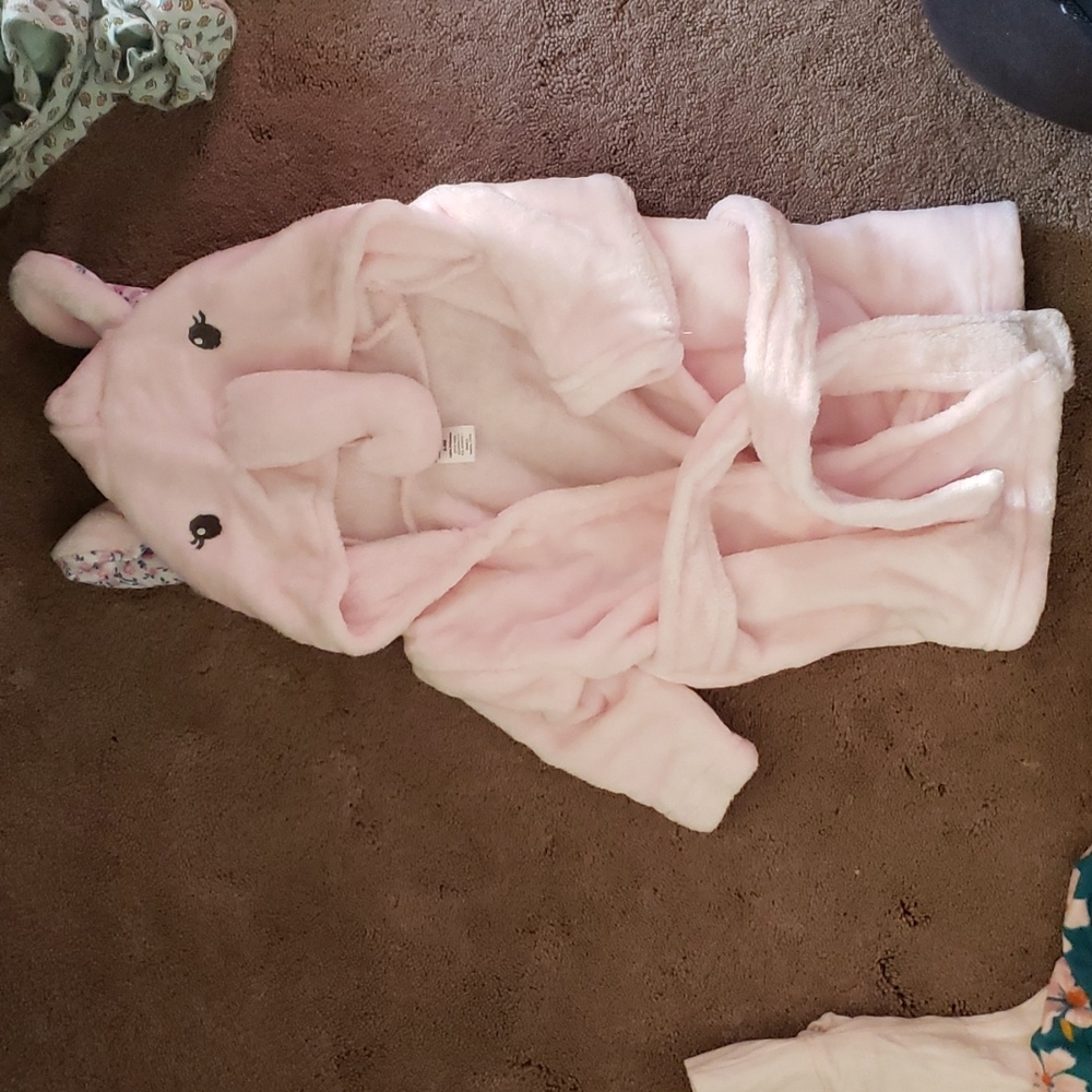 Baby elephant bathrobe 0-9mos